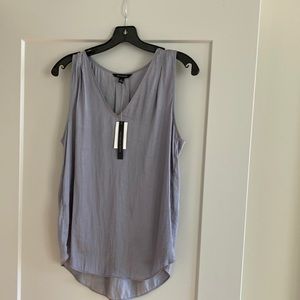 Silver Banana Republic blouse NWT